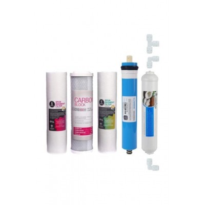 Ds Natural Water Su Arıtma Cihazı Filtresi 5'li Filtre Seti Paket