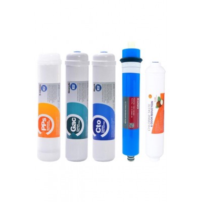 Kapalı Kasa Su Arıtma Cihazı 5 Li Inline Filtresi Seti 5 Aşamalı Lg & Kuno Membran