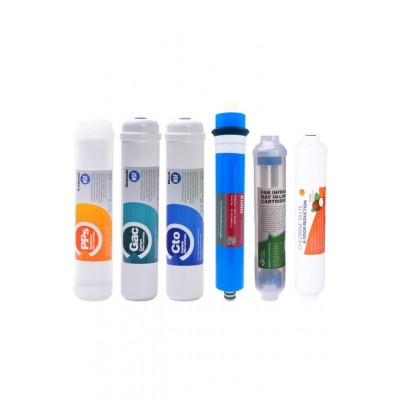 Kapalı Kasa Su Arıtma Cihazı 6 Lı Inline Filtresi Seti 6 Aşamalı Lg & Kuno Membran