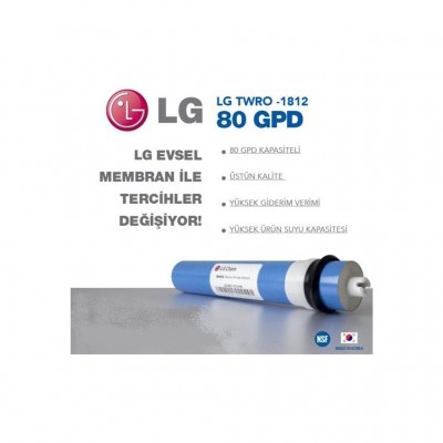 Membran Filtre LG Chem 80 Gpd