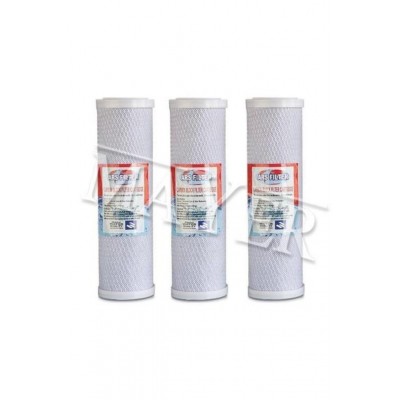 Su Arıtma Cihazı Blok Karbon Filtre 10 Inch 3 Adet