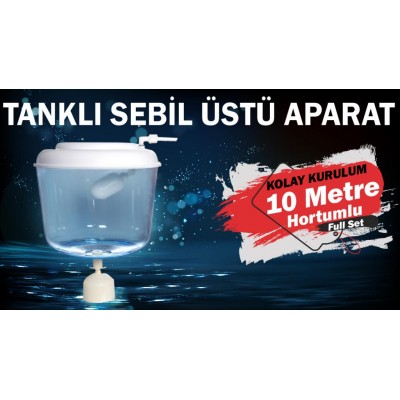 Su Arıtma Damacana Sebil Üstü Aparatı 10mt Hortumlu (Hazneli) *