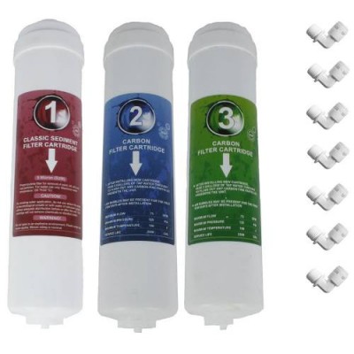 Su Arıtma Filtre Seti 3'lü Inline Set *
