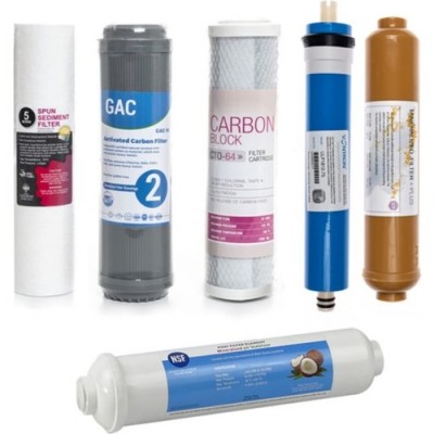 Sulook  Açık Kasa Su Arıtma Cihazı 6'lı Filtre Seti Vontron Membranlı (Mineral Filtreli)