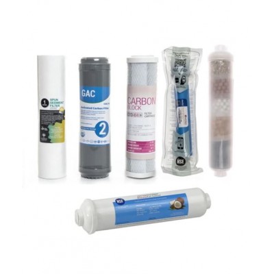 Sulook Açık Kasa Su Arıtma Cihazlarına Uyumlu 6'lı Filtre Seti 10 Aşamalı Lg Membranlı