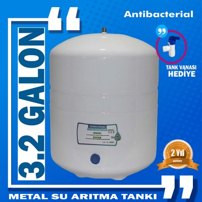 Sulook Su Arıtma Cihazı Tankı 3.2 Galon Metal (12 Litre)