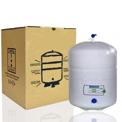 Su Arıtma Cihaz Tankı 8 Litre Çelik Tank (2.8 Galon)